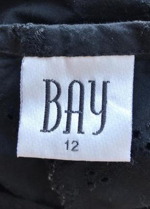Юбка черная ришелье с пайетками bay, р.12/м6 фото