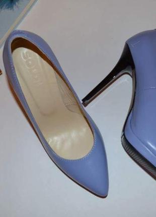 Туфлі-човники (лодочки) з натуральної замші