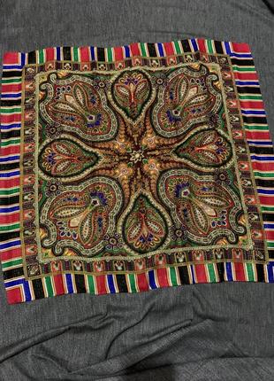 Хустка советская с золотой ниткой