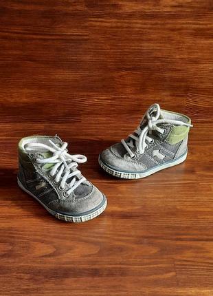 Детские ботинки richter натуральная кожа/замш размер 20