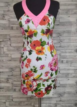 Сарафан в цветочный принт