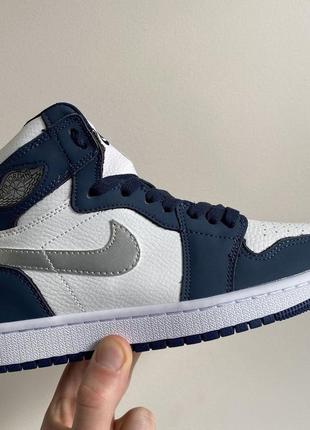 Кросiвки nike air jordan 1 mid midnight navy4 фото