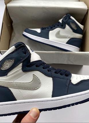 Кросiвки nike air jordan 1 mid midnight navy7 фото