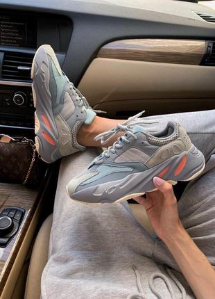 Кросівки adidas yeezy 700 blue кроссовки