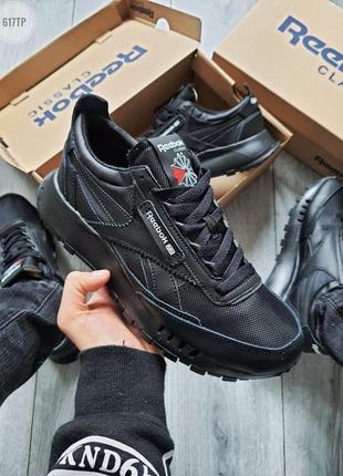 Кросівки чоловічі чорні рібок reebok black1 фото