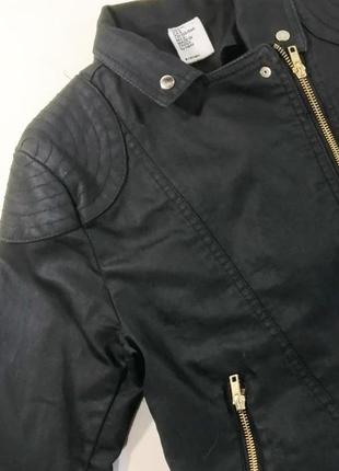 Курточка косуха, джинсовая5 фото
