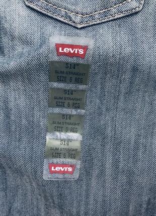 Джинсы levi’s 514 новые6 фото