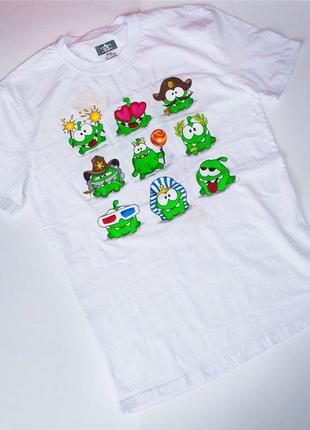 Футболка с принтом "ам ням (om nom) в разных образах" push it
