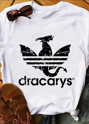 Dracarys типу adidas футболка гольф принт гра престолів