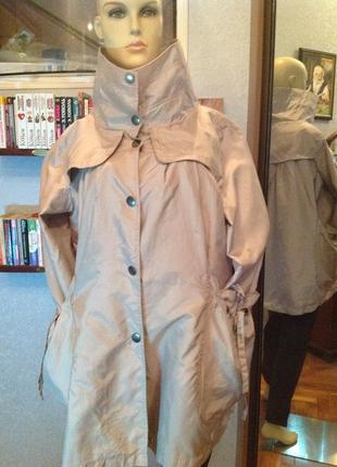 Лёгкая куртка - ветровка (короткий плащ) бренда vila, р. 50-545 фото