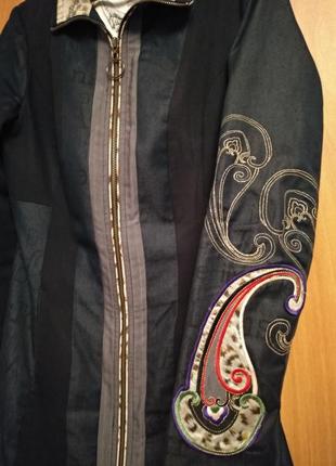 Стильне модне джинсове пальто, кардиган з кишенями. st - martins. розмір s6 фото