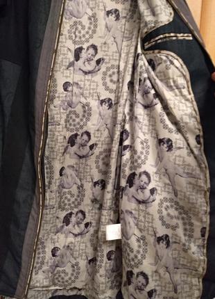 Cтильное модное джинсовое пальто, кардиган с карманами.  st - martins.  размер s7 фото
