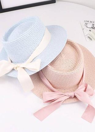Летняя шляпа канотье