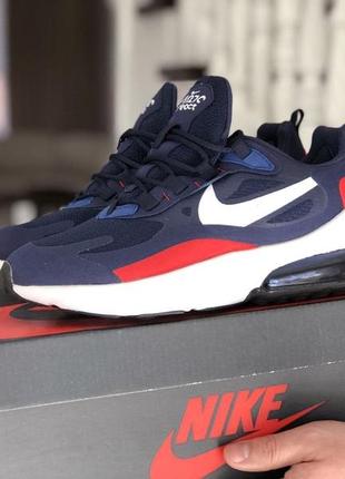 Кросівки чоловічі nike air max 270 react сині / кросівки чоловічі найк аір макс реактив5 фото