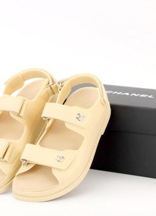 Сандалии женские в стиле chanel dad sandals2 фото