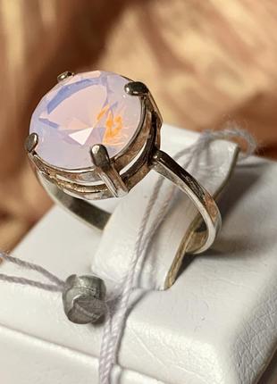 Серебряный браслет с розовым опалом , по цене бижутерии9 фото