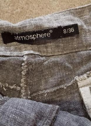 Льняные шорты atmosphere 3