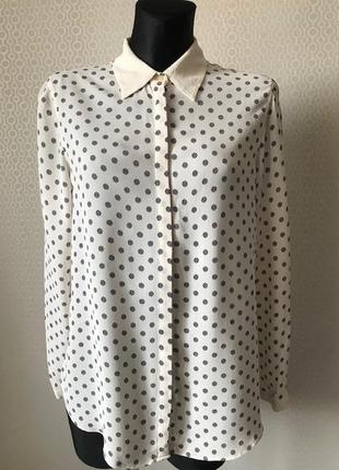 Дуже класна сорочка блуза в бізнес стилі від massimo dutti, розмір 40, укр 44-46-48