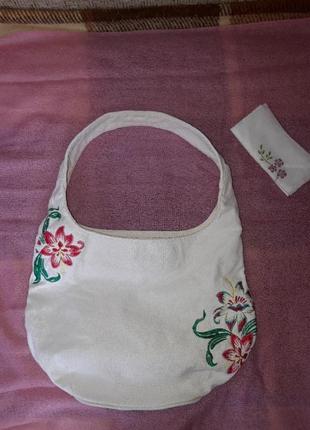 Сумка з вишивкою