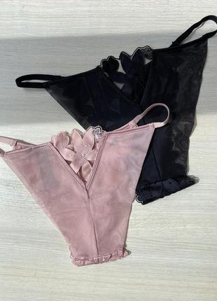 Шикарні трусики бразильяна від victoria's secret виктория сикрет2 фото