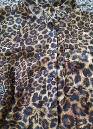 Блузка в леопардовый принт2 фото