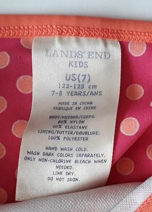 Детские купальные трусики в горошек для девочки3 фото