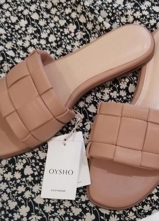 Шлепанцы oysho (zara)