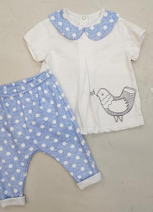 Летний костюм для девочки р.62