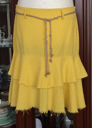 Яркая летняя юбочка италия р s/м ц 70 гр 🌼🌸🌼