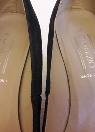Натуральные замшевые туфли фирмы di marzio ( италия) р. 37 стелька 24 см5 фото