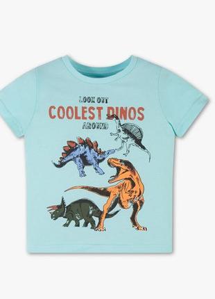 Бавовняна футболка динозаври  c&a
