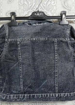 Пиджак джинсовый на 3-4 года6 фото