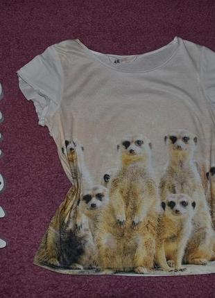 Футболка укорочена h&m