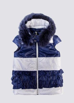 Жилетка модная savini стильная безрукавка