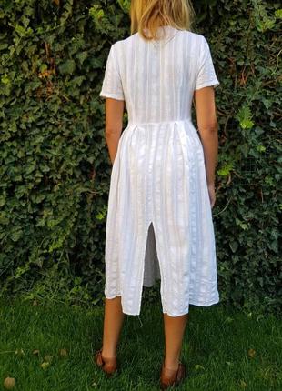 Стильне біле плаття,бавовна,тренд2 фото