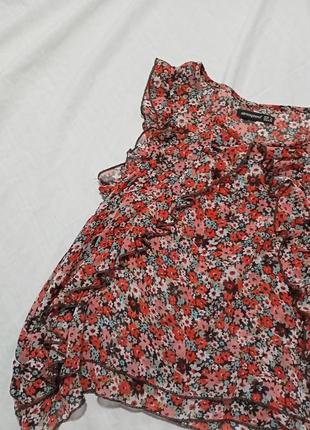 Блузка в цветочный принт3 фото