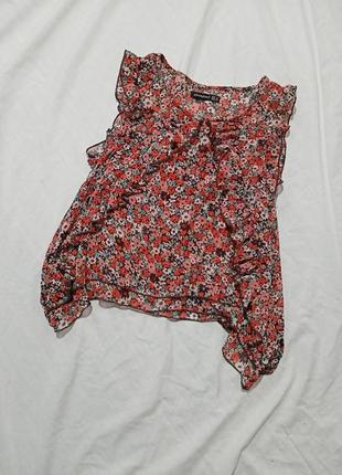 Блузка в цветочный принт1 фото