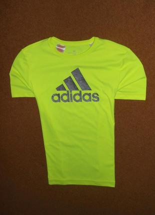 Фирменная тренировочная футболка adidas climalite football1 фото