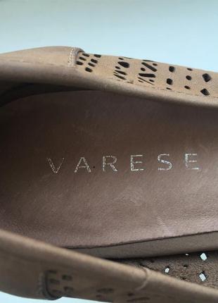 Кожаные туфли varese, 38 р. босоножки, классические, шкіряні туфлі4 фото