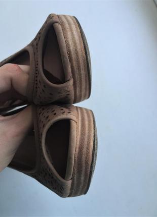 Кожаные туфли varese, 38 р. босоножки, классические, шкіряні туфлі9 фото