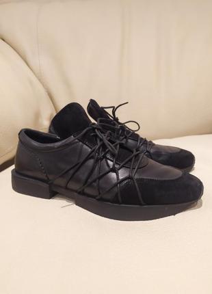 Шикарні шкіряні туфлі casual