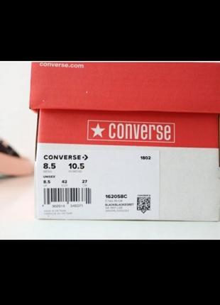 Кеды конверсы converse chuck 70 classic (162050c)3 фото