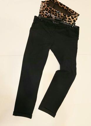 Черные брюки camomilla, италия. зауженные классические брюки. элегантные нарядные брюки5 фото