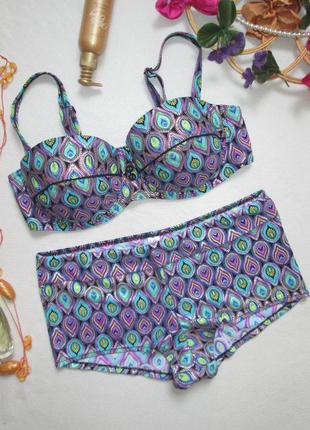 Шикарный купальник в стиле ретро в орнамент bhs 04.21🌺👙 🌺