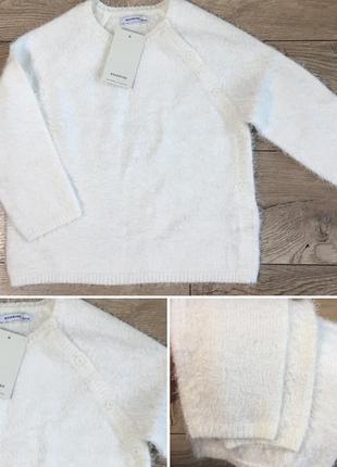 Свитерок свитер кофта кофточка белая 104 р 3-4 года reserved