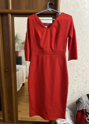 Идеальное красное платье4 фото