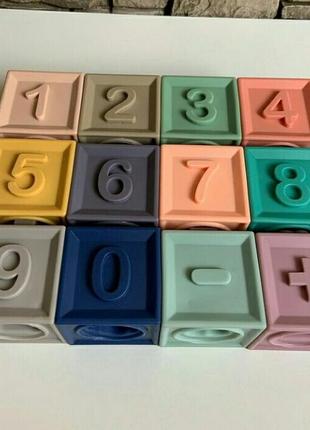 Кубики з харчового силікону (12шт в наборі)2 фото