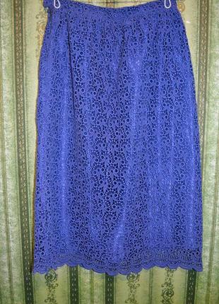 Шикарная юбка из набивного гипюра (невещество)