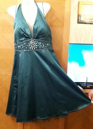 F & f вечернее  шикарное нарядное платье  с открытый  спиной3 фото