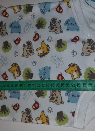 Футболка бодик  и шорты 6-9м 4